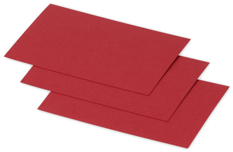 Pollen by Clairefontaine Carte 70 x 95 mm, rouge groseille