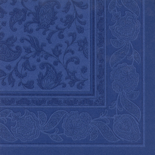 PAPSTAR Serviette 'ROYAL Collection Ornaments', bleu foncé