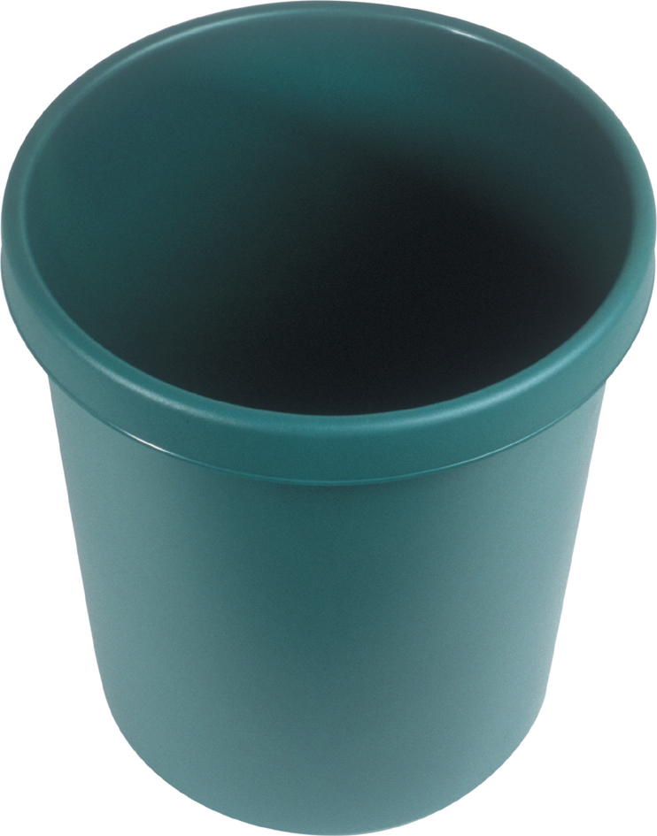 helit Corbeille à papier 'the german', rond, 30 litres, vert