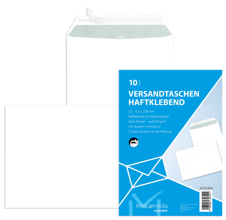 MAILmedia pochette d'expédition offset, B4, blanc