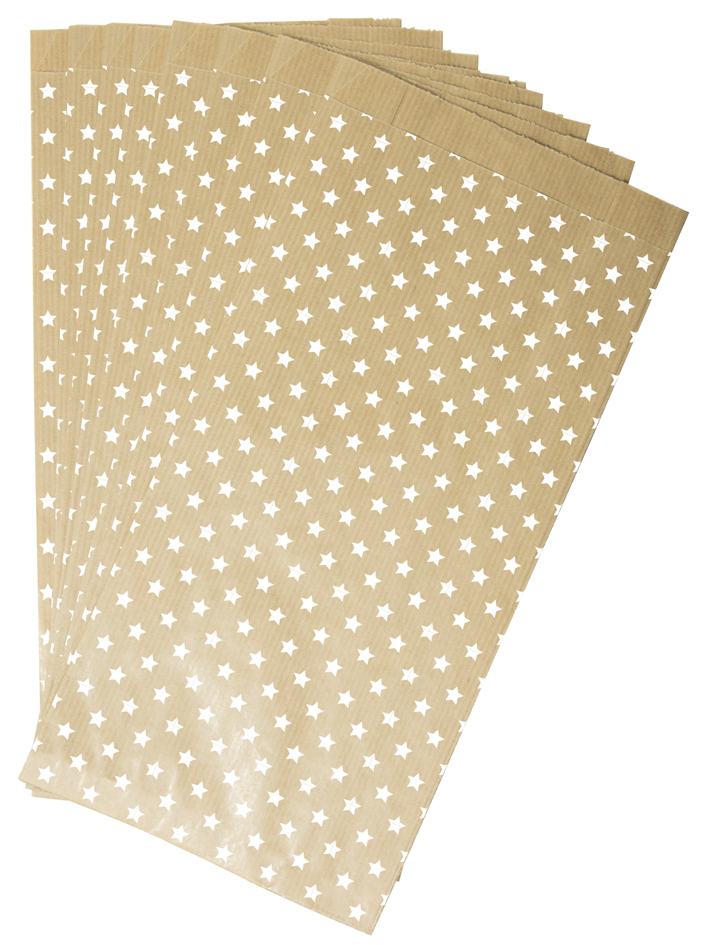 Clairefontaine Pochette en papier à fond plat 'Etoiles'
