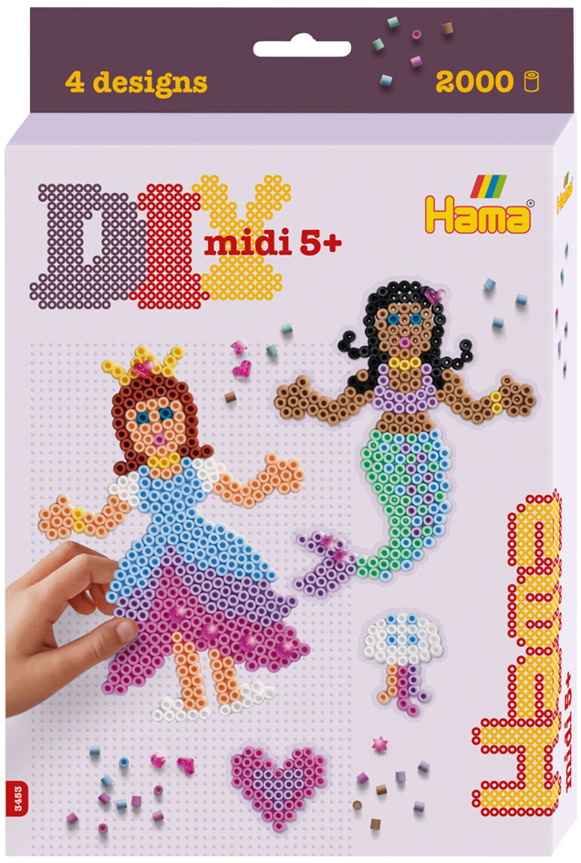 Hama Perles à repasser midi 'Princesse & sirène', coffret