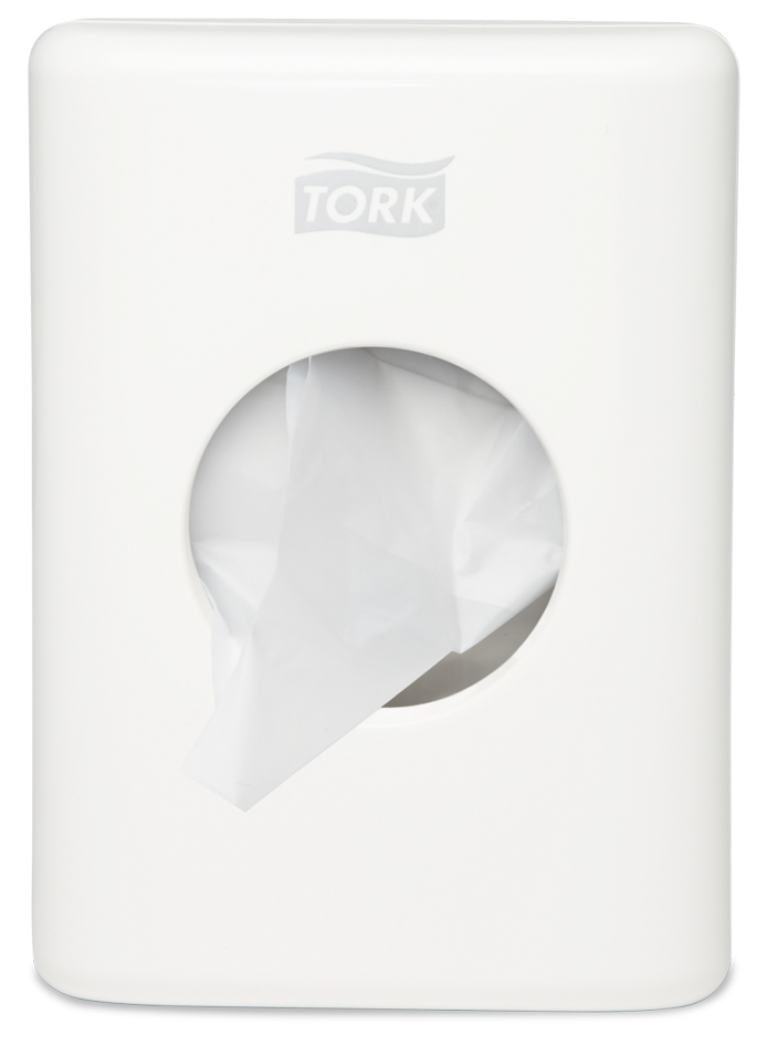 TORK Distributeur de sachets hygiéniques ELEVATION, blanc