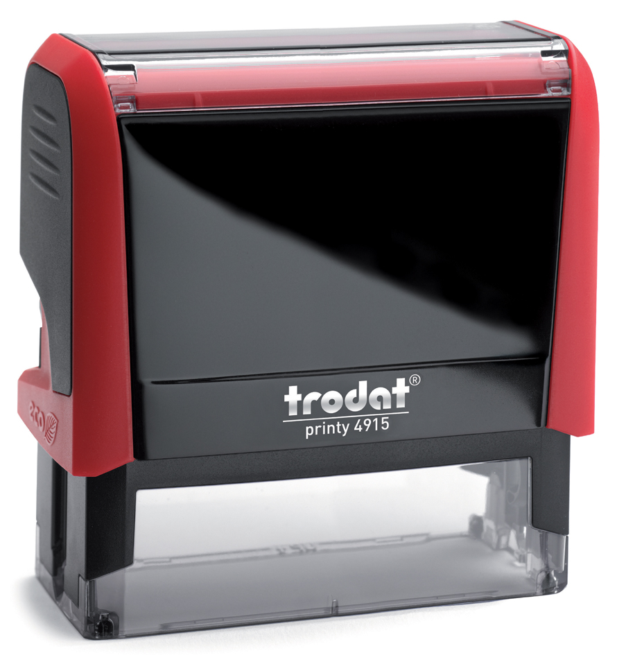 trodat Tampon pour texte Printy 4915 4.0, 7 lignes, rouge