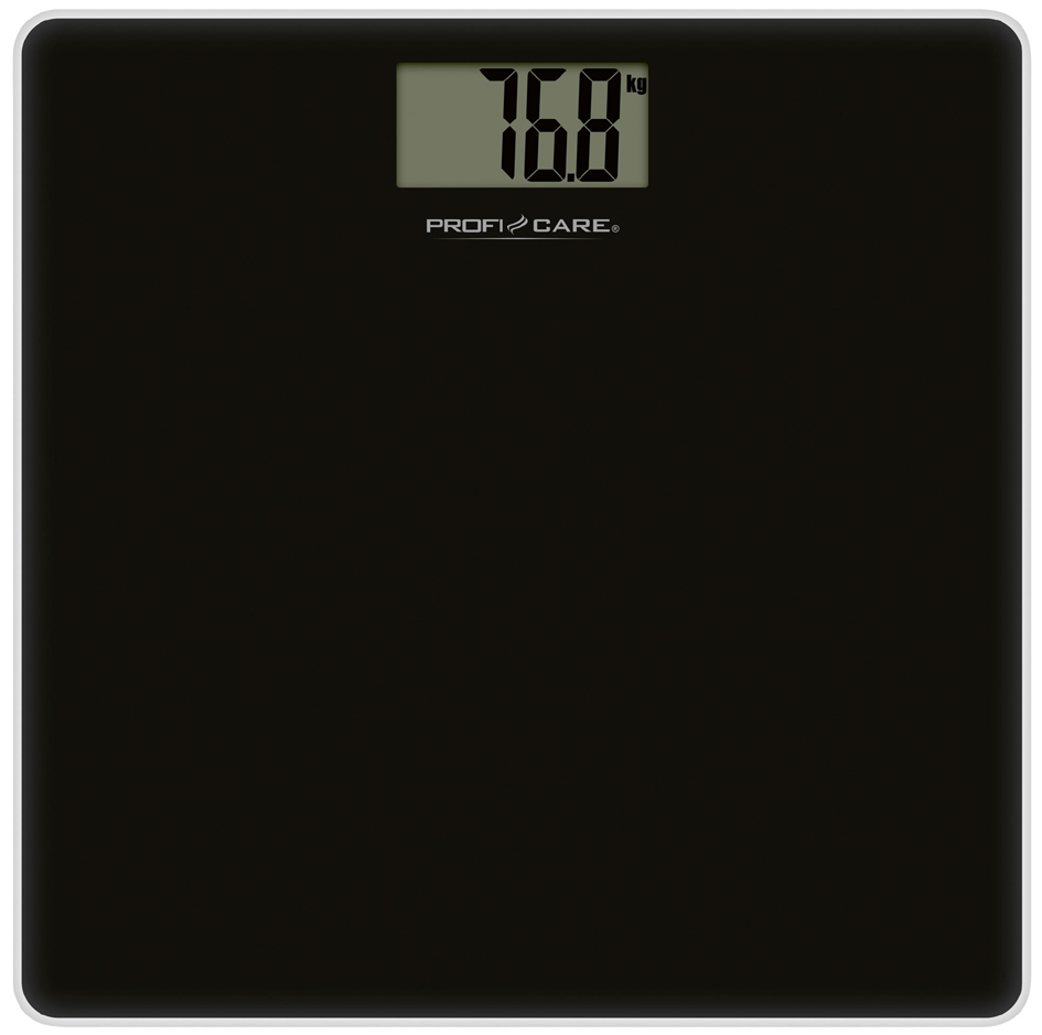 PROFI CARE Pèse-personne digital en verre PC-PW 3122, noir