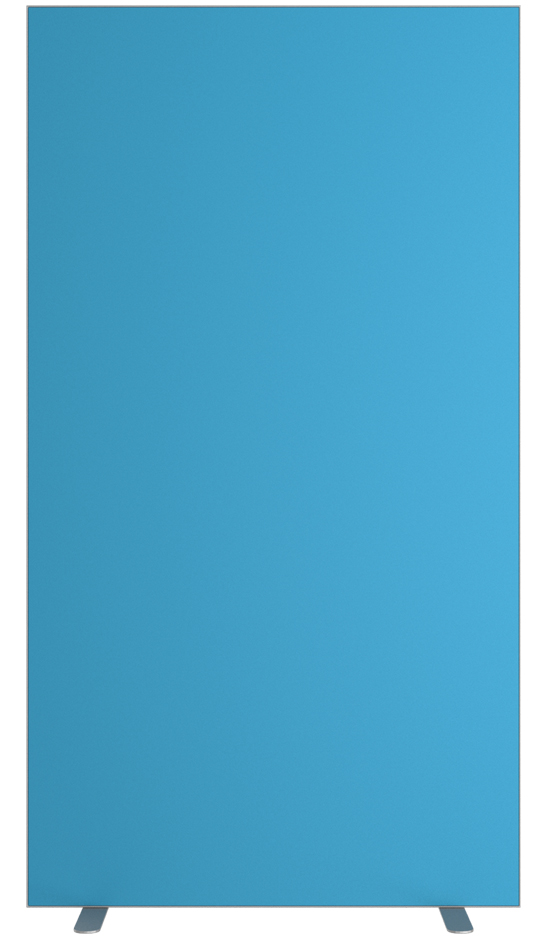 PAPERFLOW Cloison easyScreen, surface textile, bleu