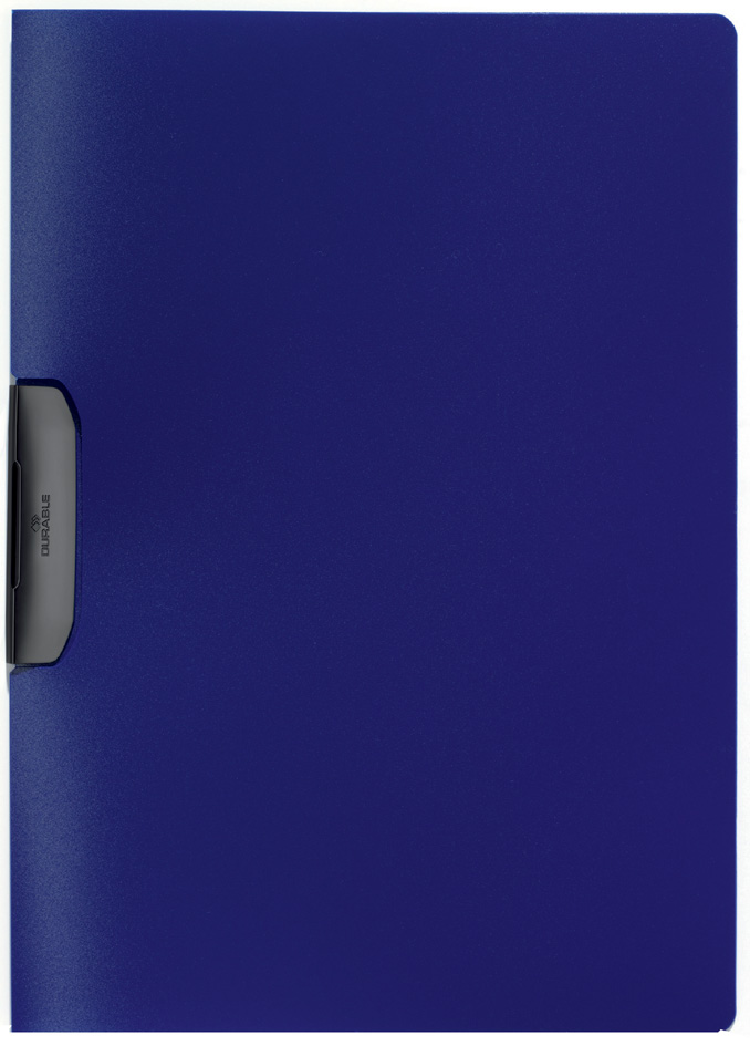 DURABLE Chemise à clip DURASWING, A4, bleu foncé