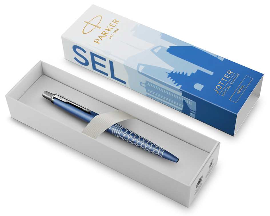 Stylo Ã  bille rÃ©tractable JOTTER Ã©dition spÃ©ciale SÃ©oul, Ã©crin cadeau