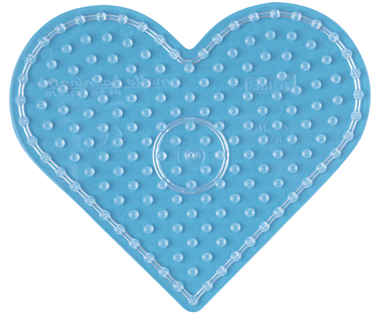 Hama Plaque pour perles à repasser 'Coeur', transparent