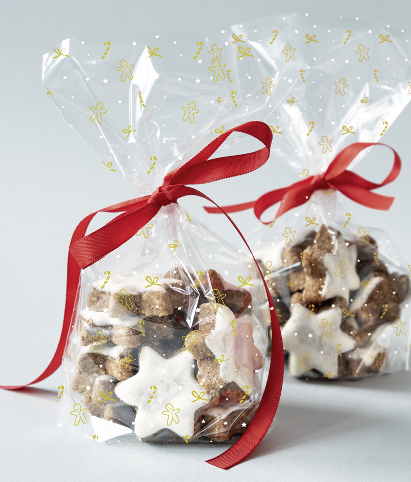 Sachets cellophane, Noël