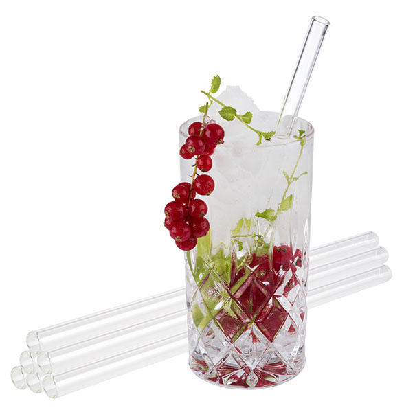 Pailles, verre