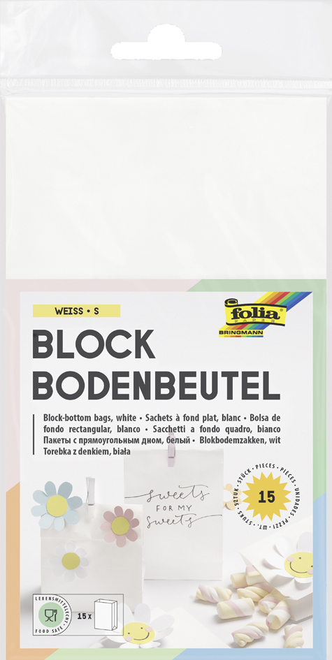 Sachets à fond plat