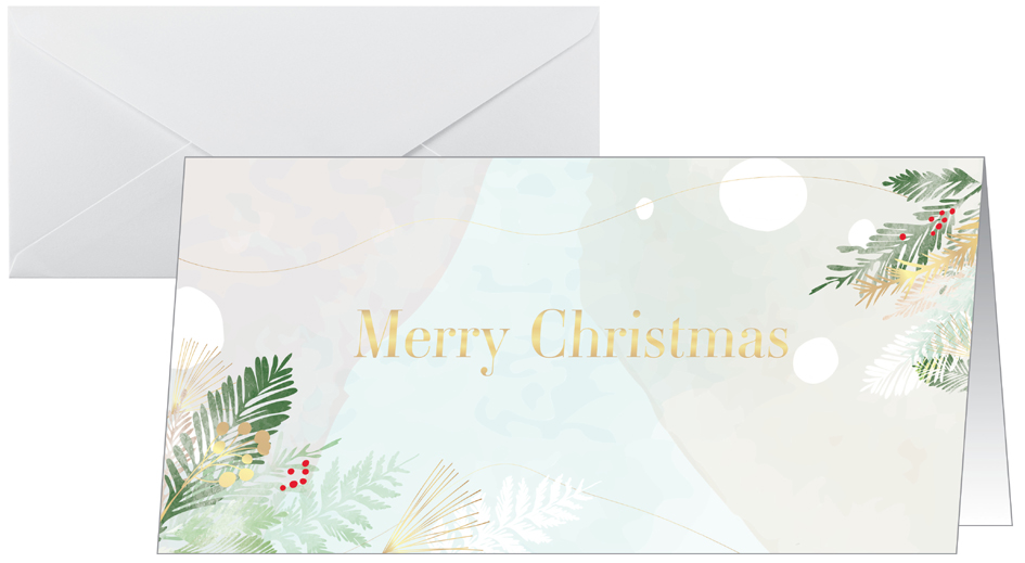 sigel Carte de Noël 'Christmas Forest Watercolor'
