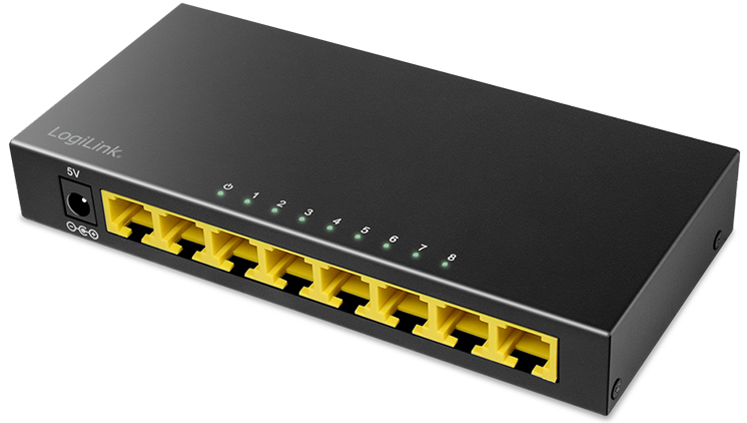 Switches PC portable, Gigabit