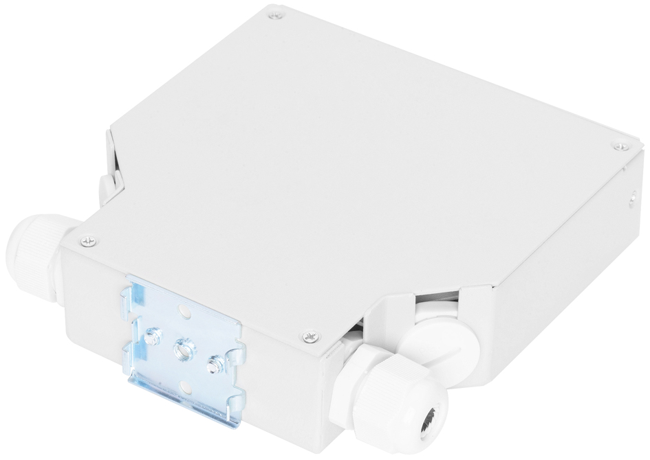Adaptateur pour rail DIN pour fibres optiques, vue arrière