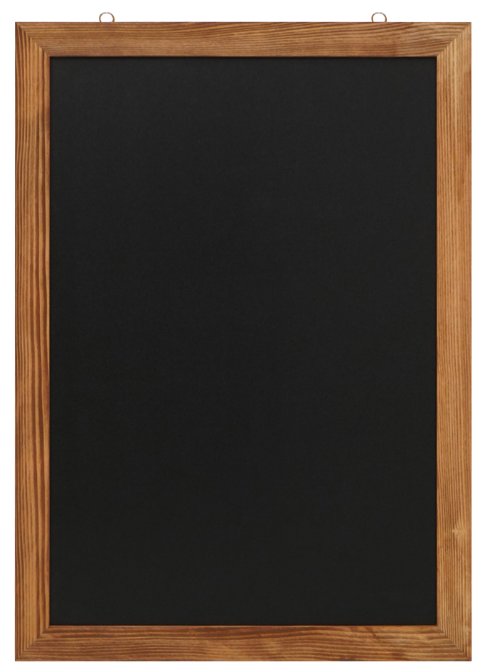 EUROPEL Ardoise avec cadre en bois, 420 x 600 mm, naturel