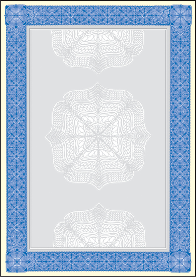 sigel Papier à motif, A4, 185 g, bleu