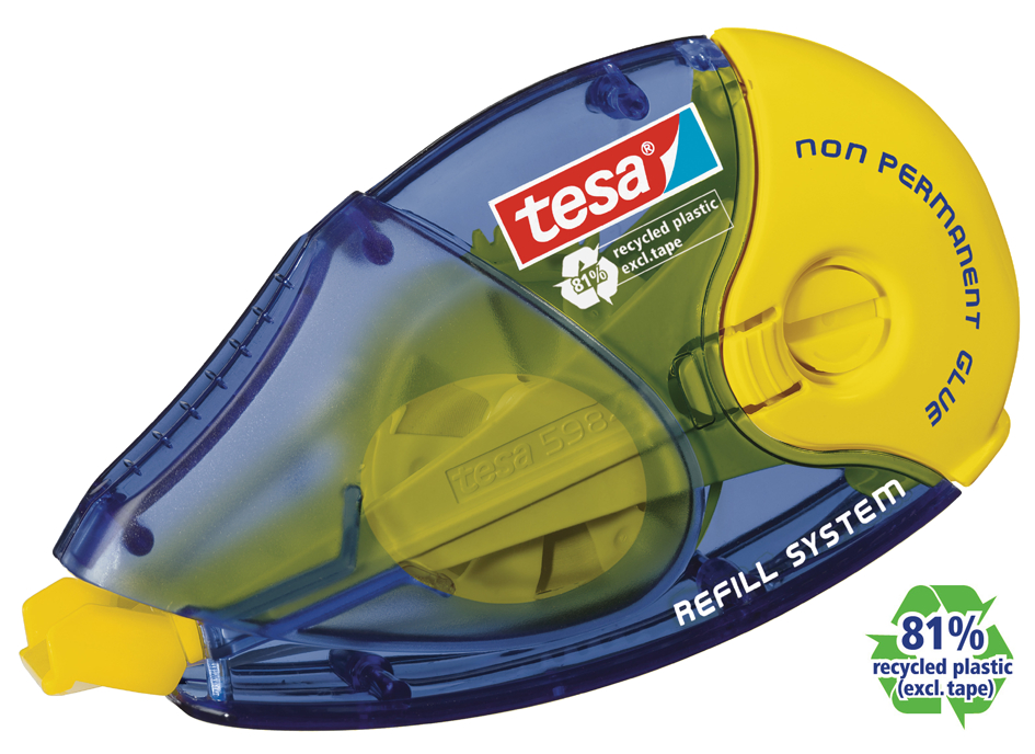 tesa ecoLogo Recharge de cassette de colle nonPERMANENT GLUE