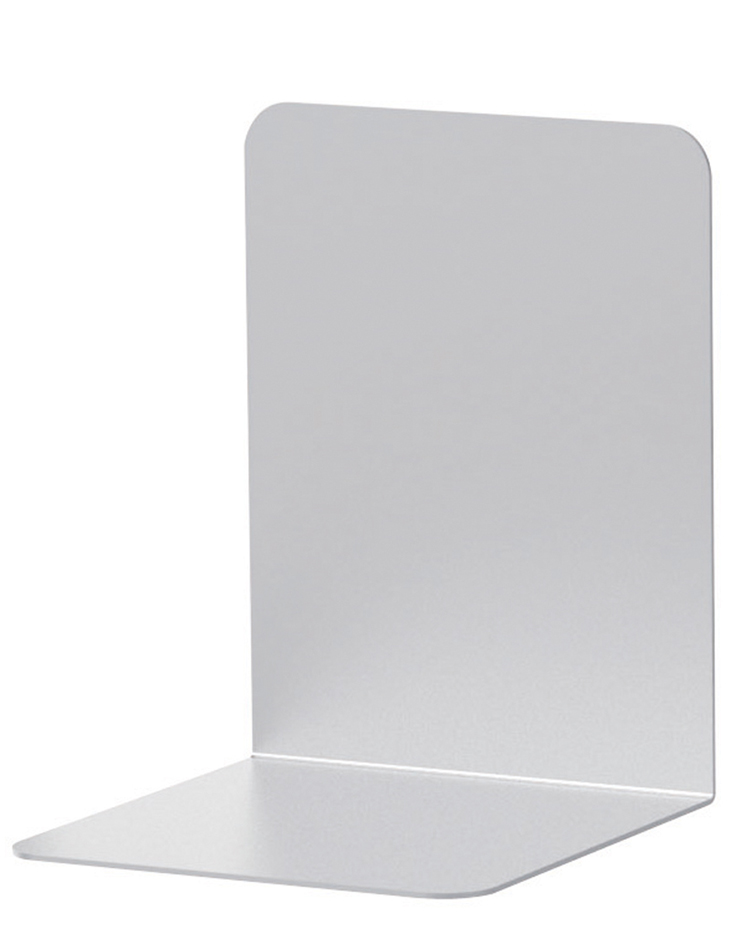 Visuel de référence : serre-livres en aluminium, hauteur : 130 mm