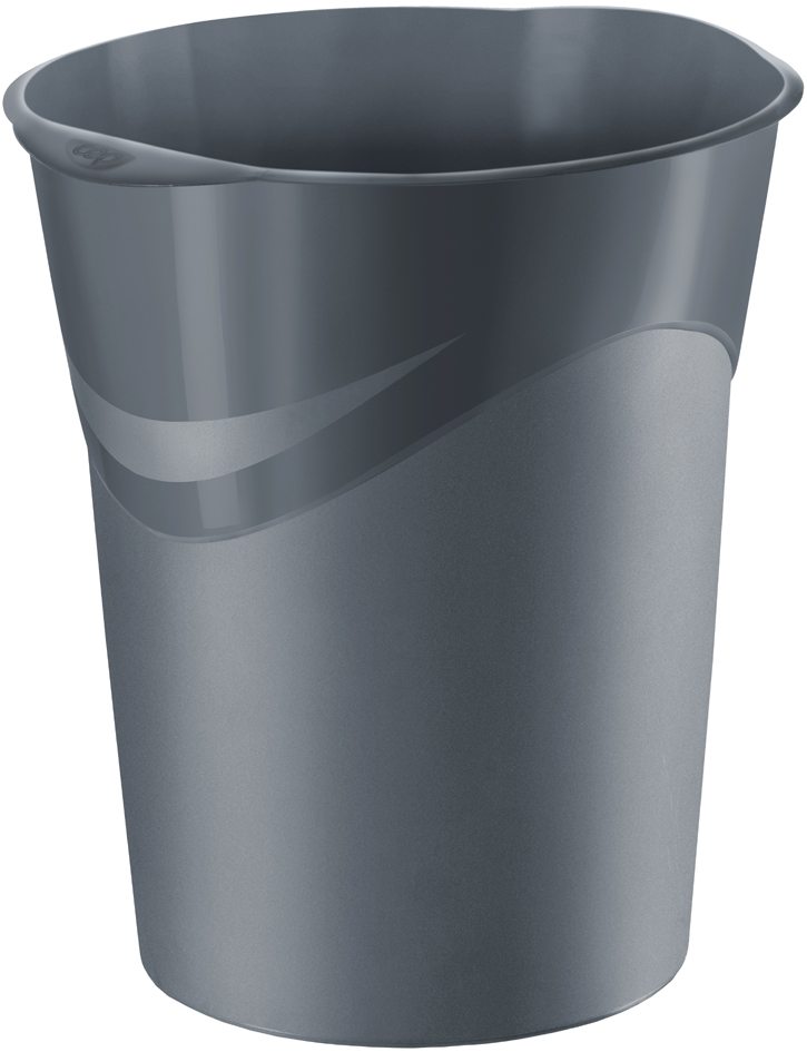 CEP Corbeille à papier CepPro, 14 litres, gris