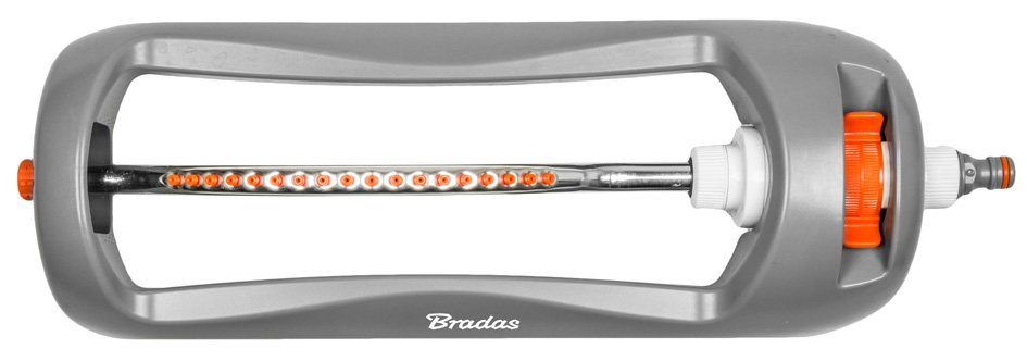 Bradas Arroseur oscillant WHITE LINE, 18 buses, gris/orange