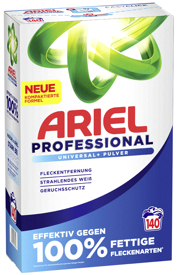 ARIEL PROFESSIONAL Lessive en poudre REGULIER, 7,7 kg