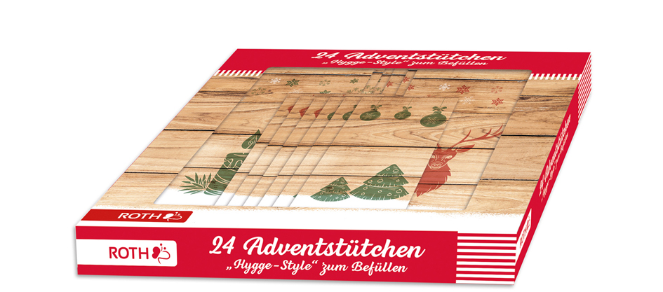 Calendrier de l'Avent 24 sachets "Hygge - Style"