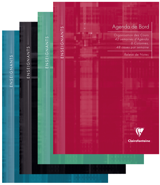 Agenda de bord pour enseignant non millésimé, brochure souple
