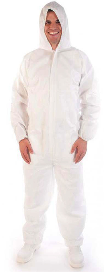 HYGOSTAR Combinaison type 5B+6B, XXL, microporous, blanc