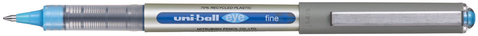 uni-ball Stylo roller eye fine UB157E, bleu ciel