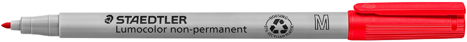 STAEDTLER Marqueur non permanent 315M Lumocolor, rouge