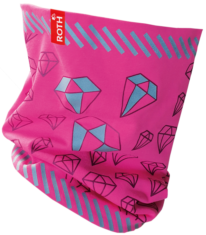 ROTH Tour de cou jersey pour enfants ReflActions 'Diamant'