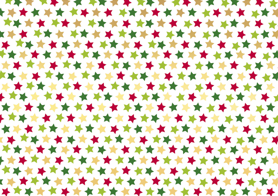 SUSY CARD Papier cadeau de Noël 'étoiles multicolores'