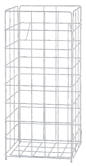 Corbeille à déchets, maille métallique, 60 litres