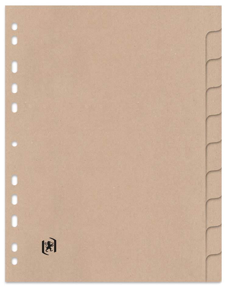 Oxford Intercalaires carton TOUAREG, uni, A4, 10 touches