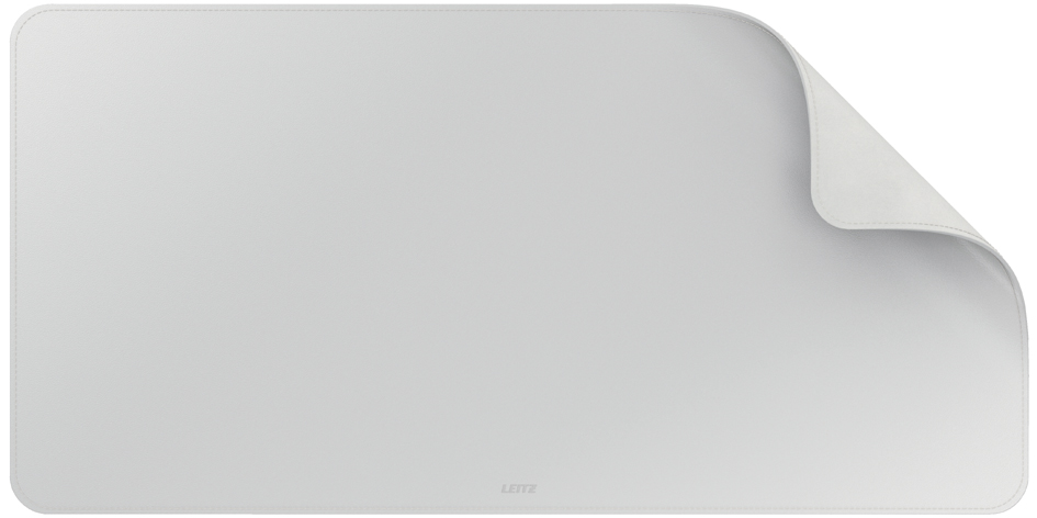 LEITZ Sous-main, 800 x 400 mm, en PVC, gris