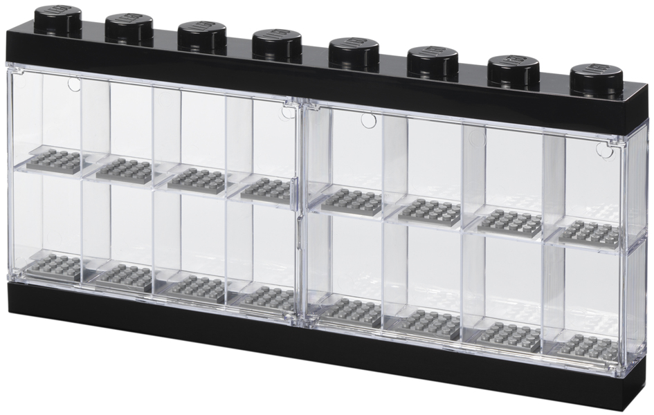 LEGO Vitrine pour figurines DISPLAY CASE 16, noir