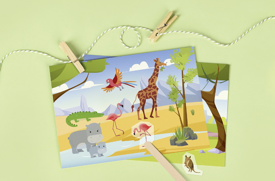 Stickers à gratter