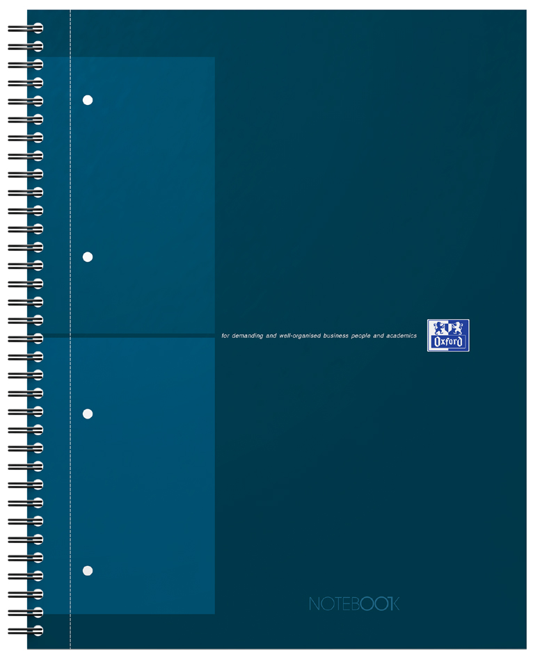 Oxford International Cahier NOTEBOOK, A4, ligné, pétrole