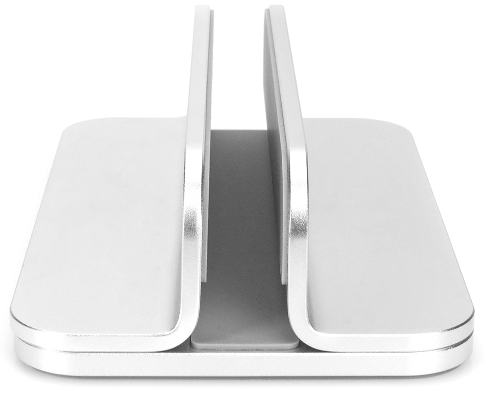 Support vertical pour ordinateur portable, vue de profil