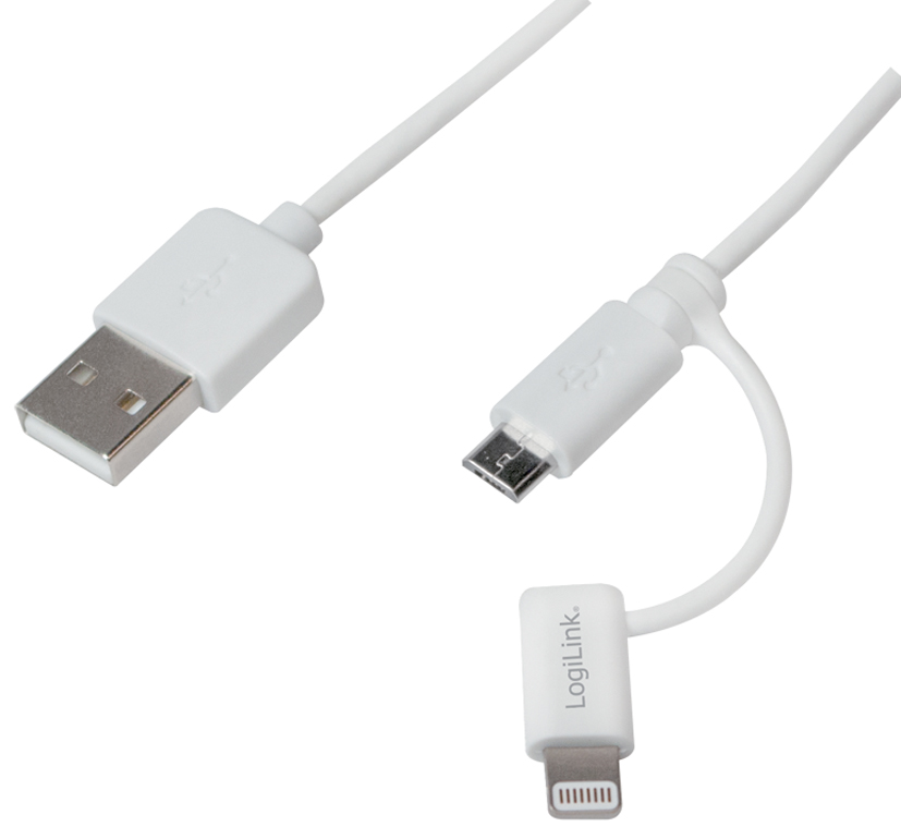Câbles: USB-A - Micro USB / Lightning