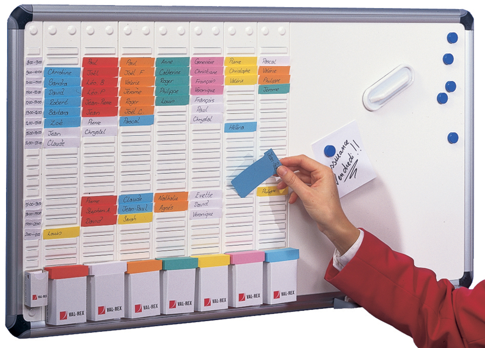 nobo Tableau Blanc avec planning hebdomadaire
