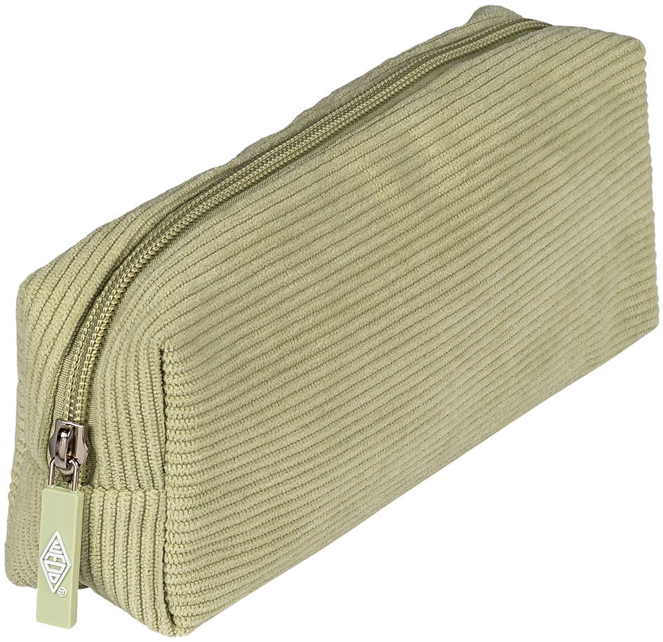 WEDO Trousse en velours côtelé, vert pistache