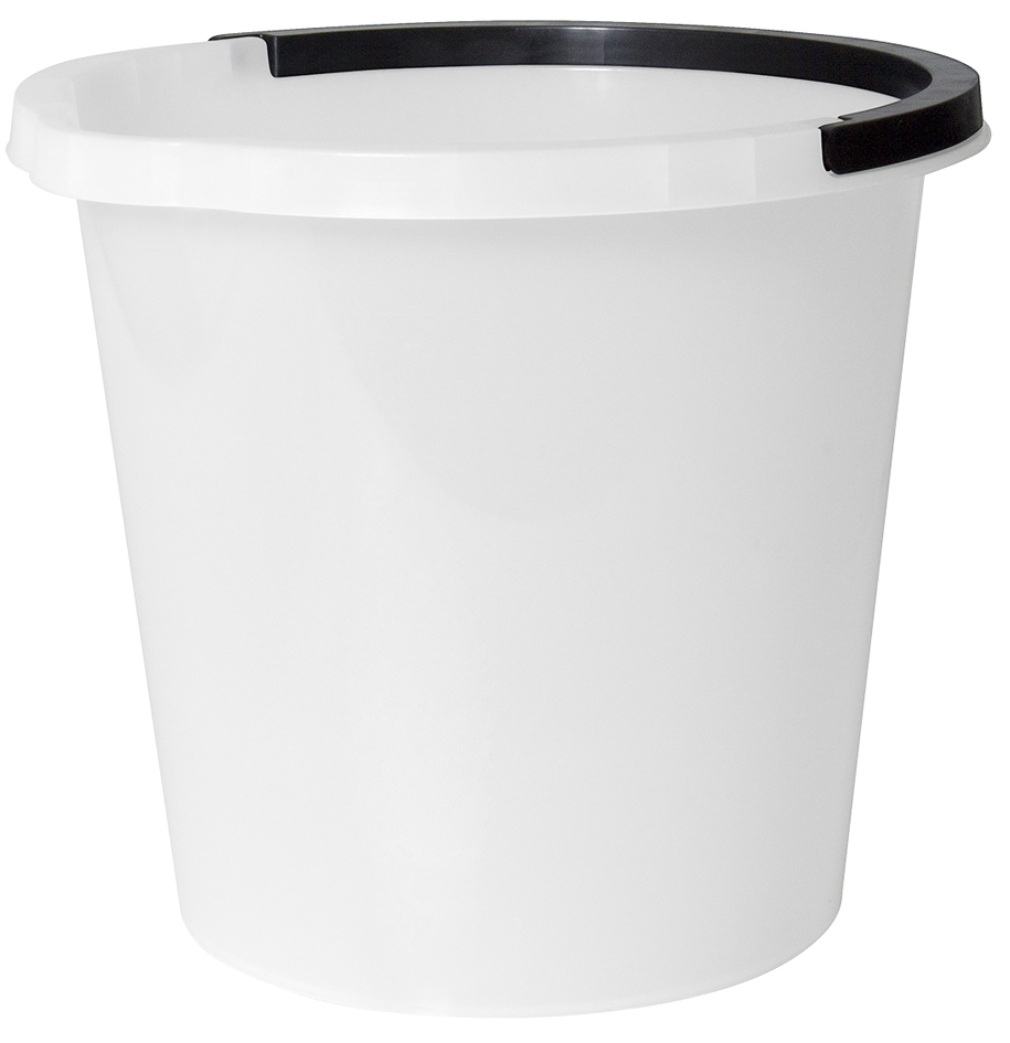 plast team Seau de nettoyage ATLANTA, 10 litres, blanc
