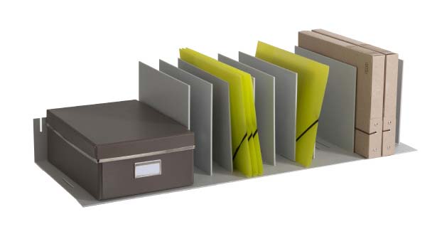 Visuel de référence: Trieur à cases flexibles, gris