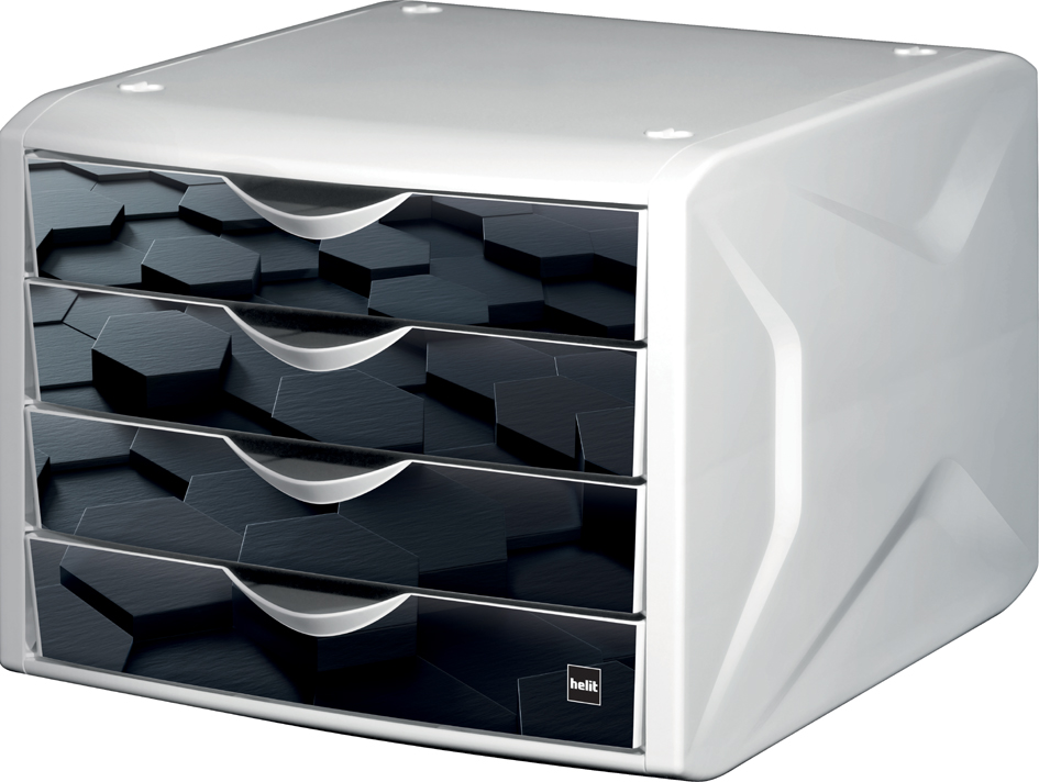 helit Module de classement the chameleon, décor dark hexagon