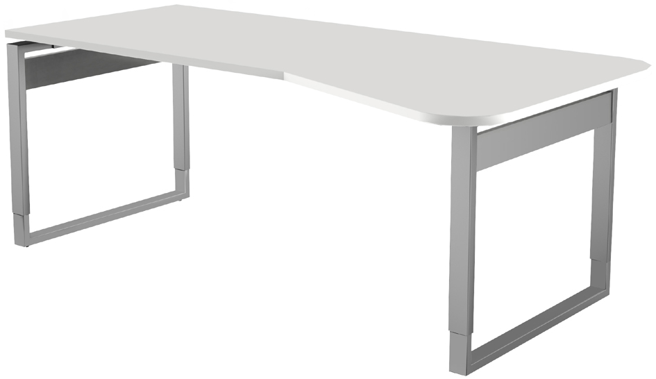 Visuel de référence: Bureau pour ordinateur "Form 5", blanc