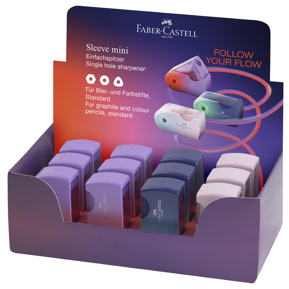 FABER-CASTELL Taille-crayon SLEEVE MINI Flow Edition