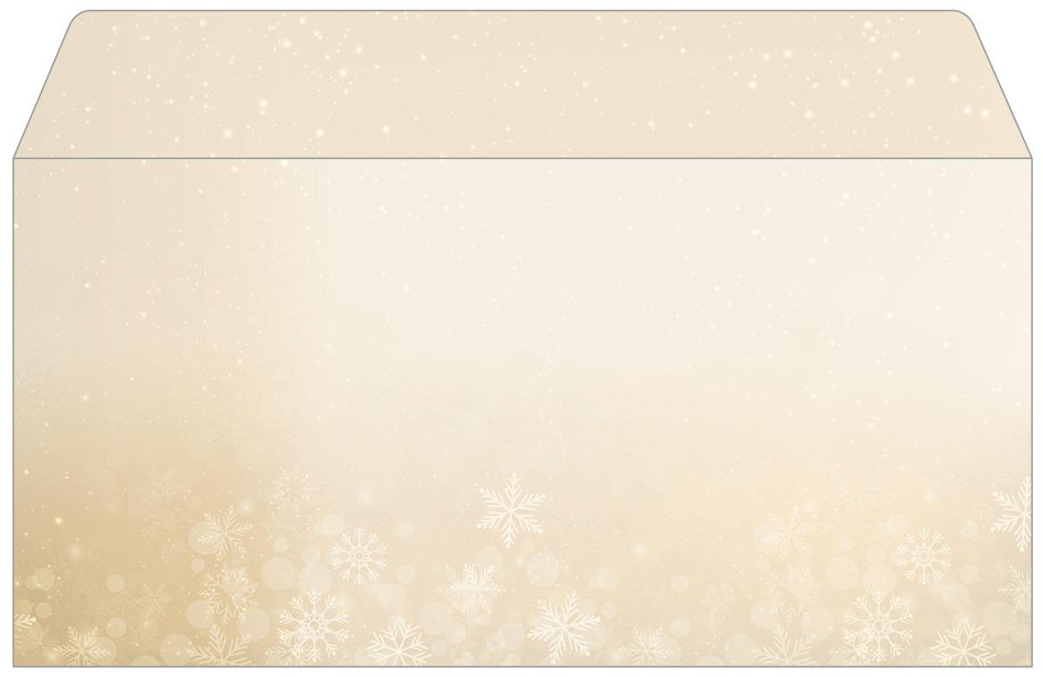 papier Enveloppe à motif de Noël 'Golden Christmas Night'