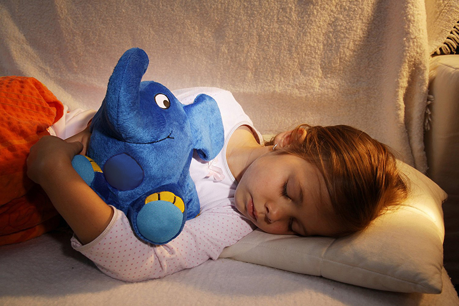 Veilleuse en peluche "éléphant" - exemple d'utilisation